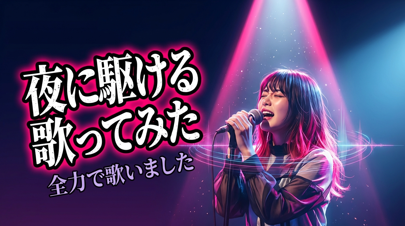 歌ってみた系サムネイルの作成例