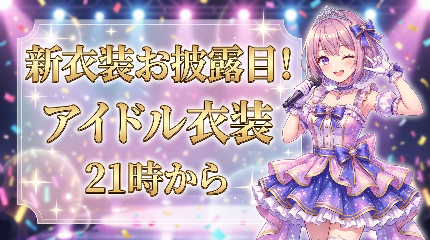 新衣装お披露目サムネ